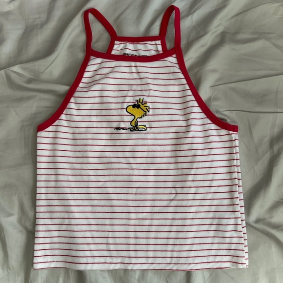 Forever 21 Peanuts Woodstock Crop Top - Picture 1 of 3